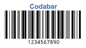 mã vạch codabar