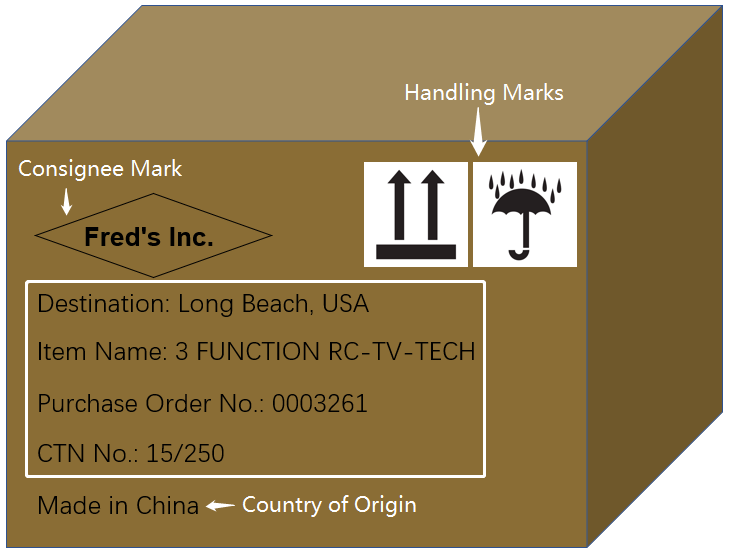 shipping marks là gì